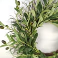 thumbnail image 2 of Sktrjpolfis Artificial Olive Wreath Plastic Greenery Wreath for Front Door Living Room, 2 of 4