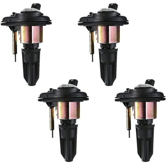 A-Premium Ignition Coils Pack Replacement for Chevrolet Trailblazer GMC Envoy 2002-2005 Buick Rainier Isuzu i-290 i-370 Ascender Oldsmobile Bravada 9-7x 4-PC Set