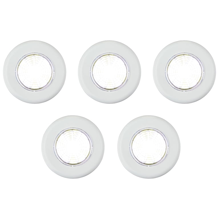 Great Value Wireless LED Puck Lights, 5-Pack 100 Lumens photo 1
