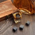 thumbnail image 5 of Juego 18 Rocas de Whisky de Granito con Caja de Madera Cubos de Hielo de RefrigeracióN Reutilizables, 5 of 5
