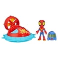 thumbnail image 4 of Set de Juego Hasbro Marvel Spidey and his Amazing Friends Web-Spinnners Set de Vehículo, figura de 10 cm y accesorio, 4 of 4