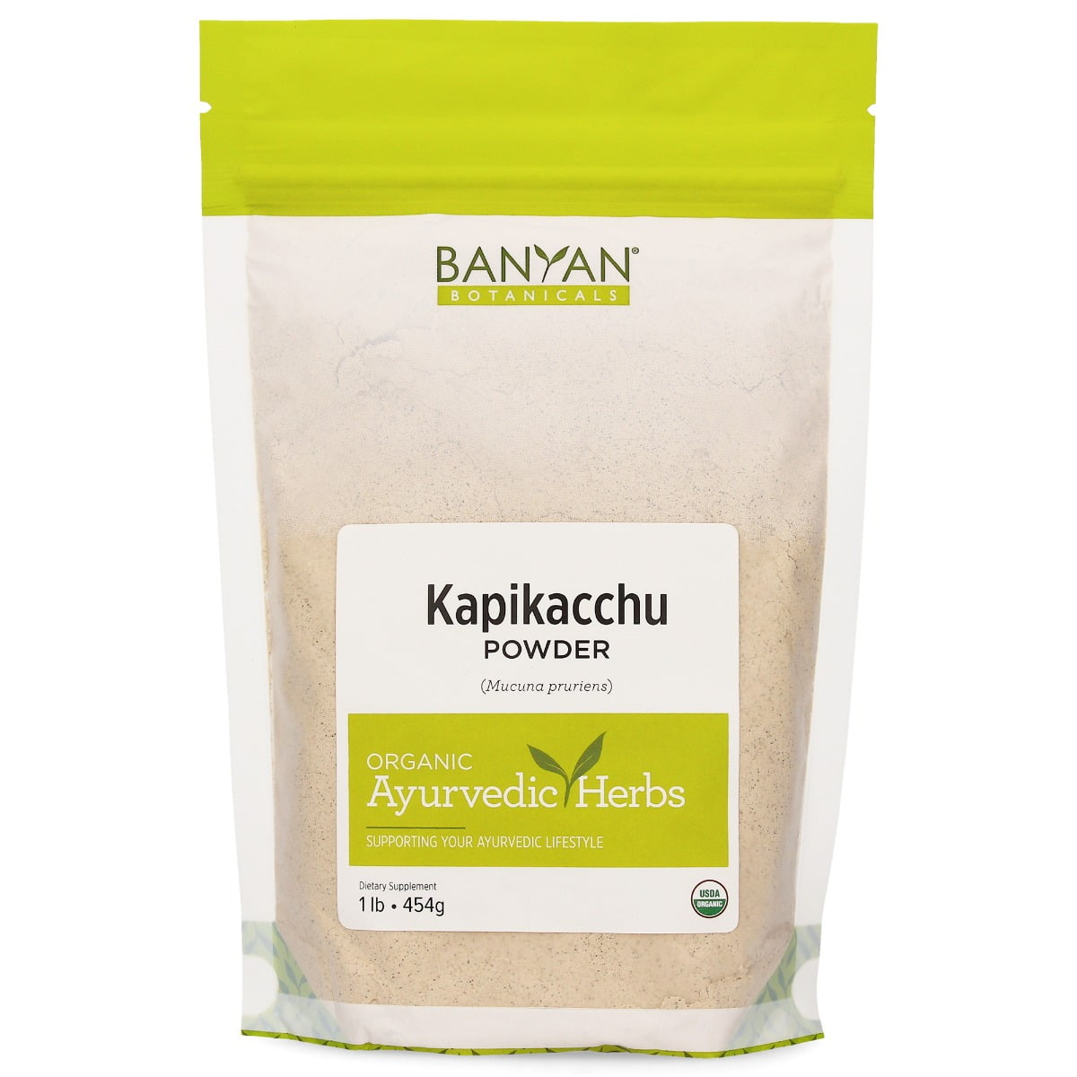 Banyan Botanicals Kapikacchu Mucuna Pruriens Organic Herbal Powder Energizing, Supports