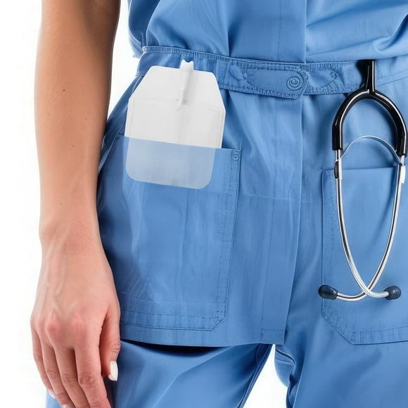 HAMPPLIES 5pcs PVC Pocket Protector for Lab Coats Pocket Protectors Multi Color for Forums Back to School