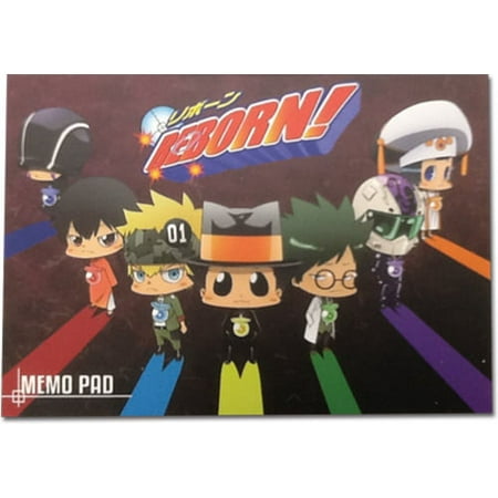 Memo Pad - Reborn! - New Arcobaleno Toys Licensed ge72504