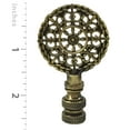 thumbnail image 4 of Royal Designs, Inc. Mandala Filigree Lamp Finial for Lamp Shade, F-5009AB-2, Antique Brass, Pack of 2, 4 of 4