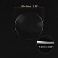 thumbnail image 2 of Uxcell Watch Glass Sapphire Crystal Lens Single Dome Round 34.5mm Dia. 1.1mm Edge Thickness Clear, 2 of 5