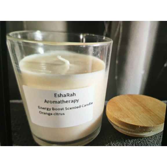 Orange Citrus Energy Boost Scented Candle