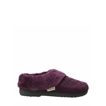 Dearfoams Womens Velour Clog Slippers