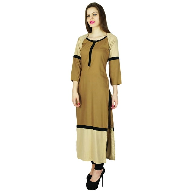 Phagun Kurti en Rayonne Créateur Indien Kurta Bollywood Femme Haut Tunique Robe Décontractée