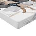 thumbnail image 2 of Ambesonne Animal Fitted Sheet, Rocker Band of Kittens, King Size, Multicolor, 2 of 3