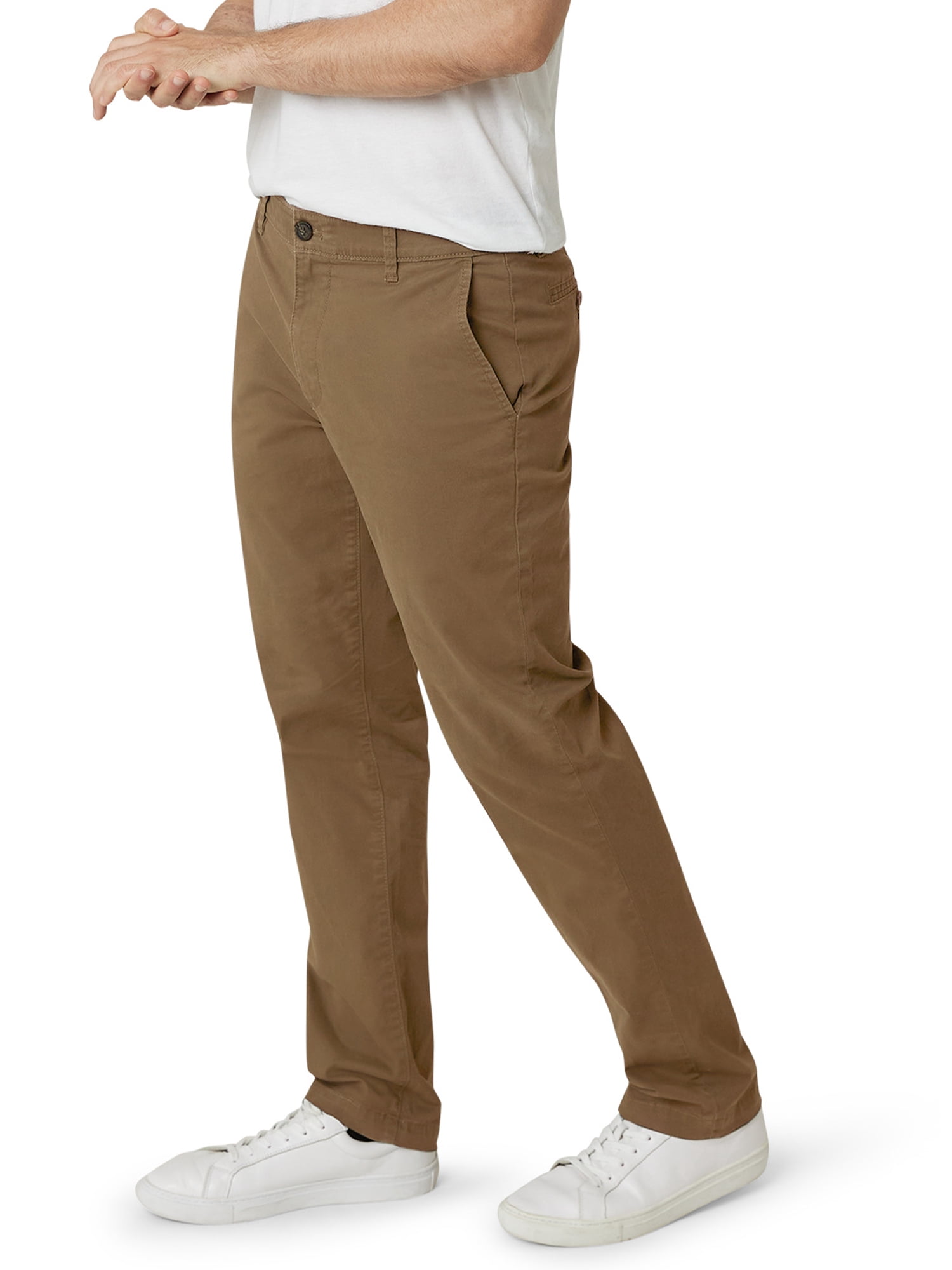 Chaps Men's Classic Stretch Slim Fit Coastland Wash Chino Pant - Sizes 29 up to 52