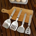 thumbnail image 3 of Portable Folding Spatula Stainless Steel Cookware Utensil For Outdoor Camping Picnic Barbecue, 3 of 3