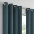 thumbnail image 6 of Eclipse Dutchess 100% Blackout Lined Curtains, Solid Grommet (1 panel), 63" long x 50" wide, Marine, 6 of 10