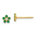 thumbnail image 1 of 14K Yellow Gold Earring Birthstone (05) May Women'S Crystal 5 mm, 1 of 3