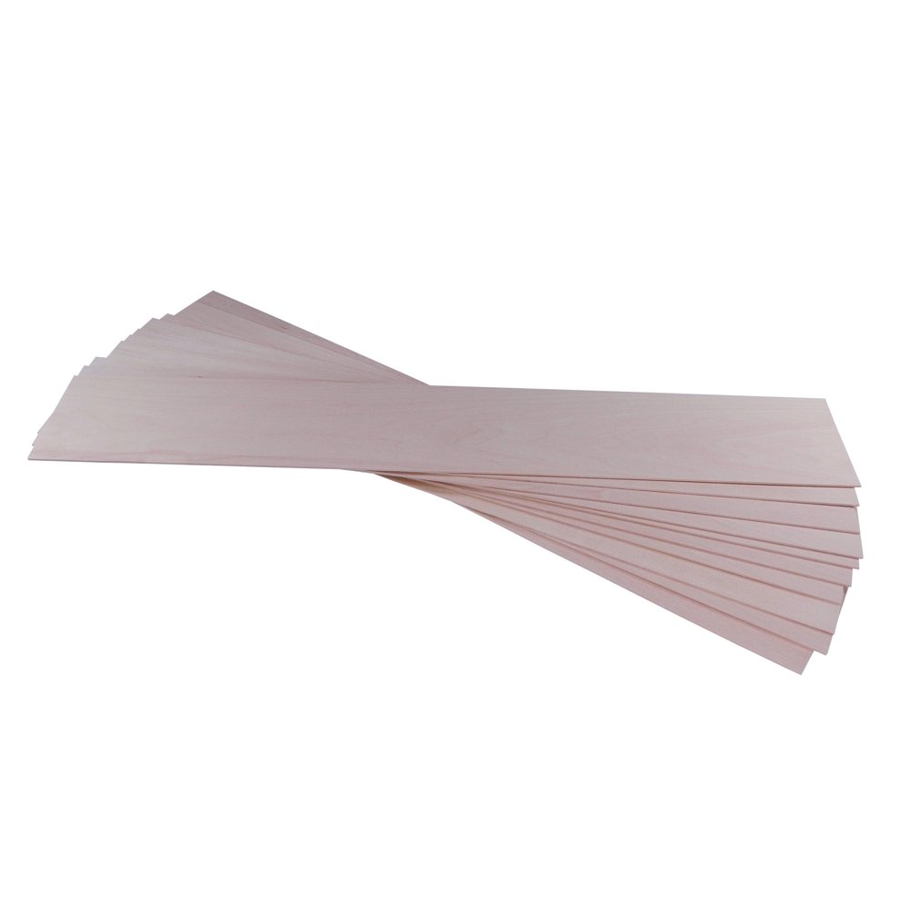 Basswood Hobby Wood Strips, 1/16" x 4" x 24"