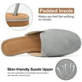 thumbnail image 4 of Ecetana Mules for Women Backless Flat Slides Shoes Ladies Slip-on Loafers, 4 of 6