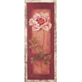 thumbnail image 2 of Pamela Gladding 10x18 Gallery Wrapped Canvas Wall Art Titled - Red Door Peony, 2 of 4
