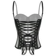 thumbnail image 4 of Women's Fashion Shapewear Mesh Top Chest Slim Fit Chest Wrap Vest Strap Top Tummy Girdle Strapless Compression Bodysuit for Women Conductive Garments Waist Trainer in A Bottle Sweat Neoprene Waist, 4 of 4