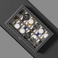 thumbnail image 4 of Coward Watch Case, Watch Organizer for Men, 12 Slot PU Leather Watch Box, Watch Holder, Portable Watch Display Case with Glass Window, 4 of 7
