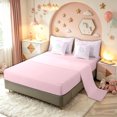 thumbnail image 5 of meiyoeat Cute Floral Letter R Full Size Bedding Sets for Kids Girls, Pastel Initial Full Size Bed in a Bag for Birthday Party, Pink, Pink Reversible, 7 Pieces, 5 of 6
