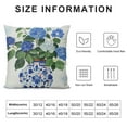 thumbnail image 6 of QZHH Green and Blue Floral Pillow Covers Chinoiserie Porcelain Vase Grand Millennial Outdoor Farmhouse Decorations Decorative Throw Pillows Cases for Home Living Room Couch Decor,2 pcs White, 6 of 6