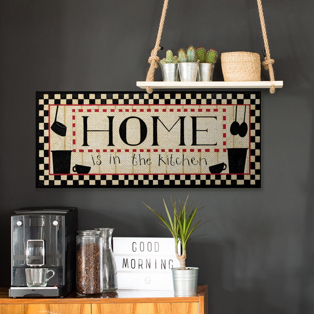 Stupell Industries Home Is In the Kitchen Pot and Pan Word Design Designed by Dan DiPaolo