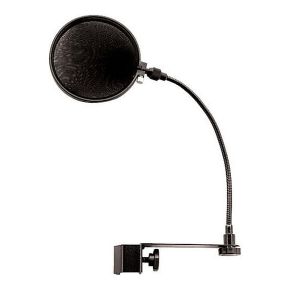 MXL PF-001 Universal Gooseneck Microphone Pop Filter Black