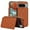 Brown, variant on Dteck for Google Pixel 9 Pro / 9 Case PU Leather Wallet with Card Holder, Flip Cover Kickstand Magnetic Closure Shockproof Heavy Duty Hard Protective Case, Brown