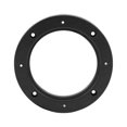thumbnail image 3 of 2 Pcs Haut-Parleur Audio de Voiture 4 Po Anneau Noir Modification Automobile Remplacement Universel, 3 of 5