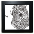 thumbnail image 1 of Paint Puppy Friend Company Black Square Frame Picture Wall Tabletop, 1 of 3