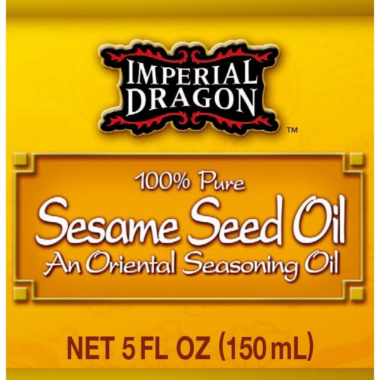 Imperial Dragon 100% Pure Sesame Seed Oil for Stir Fry Cooking, 5