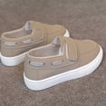 thumbnail image 3 of Girl Slip On Sneakers Hook and Loop Low Top Casual Walking Shoes School Comfort Footwear, 3 of 10