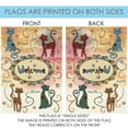 thumbnail image 2 of Toland Home Garden Meow Welcome Kittens Cat Flag Double Sided 28x40 Inch, 2 of 5