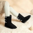 thumbnail image 3 of Dream Pairs Kids' Winter Boots FuzzyChic Faux Fur Lined Mid-Calf Snow Shoes with Buckle (Little Kid/Big Kid, Boys & Girls), 3 of 6