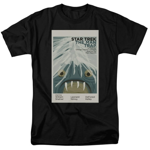 Star Trek Tos Episode 1 Adult 18/1 T-Shirt Black