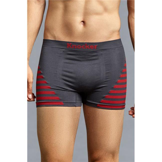 Knocker Knocker MWMS034M Mens Seamless Boxer Briefs Assorted Color