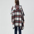 thumbnail image 3 of ZEBLIOSO Women's Hooded Shawls and Wraps Cowgirl Style in Winter Western Ponchos One Size, 3 of 6