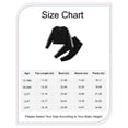 thumbnail image 2 of 18 Months Toddler Baby Girls Clothes Baby Girls Outfits 18-24 Months Baby Girls Long Sleeve Round Neckline Solid Color Top Pants 2PCS Set Black, 2 of 7