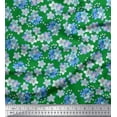 thumbnail image 1 of Soimoi polyester Crepe Fabric Scorpion Grasses Floral Printed Craft Fabric by the Yard 52 Inch Wide, 1 of 3