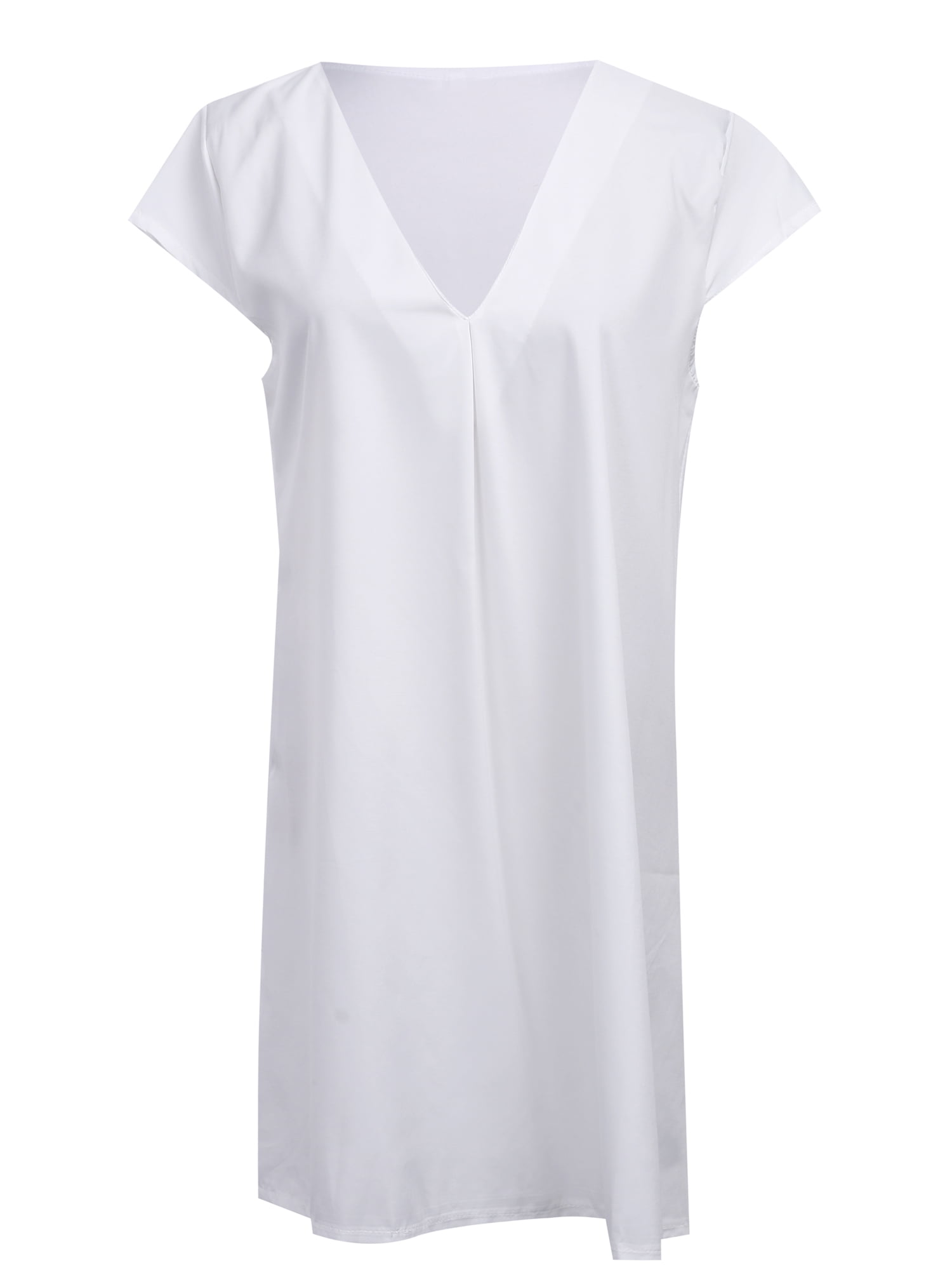 white t shirt dress walmart