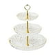 thumbnail image 1 of Bandeja para fruta, soporte para cupcakes, plato de postre decorativo, bandejas para servir, soporte para pasteles 3 nivel, 1 of 9