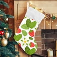 thumbnail image 5 of GZHJMY Strawberry Christmas Stocking, Personalized Large Candy Stocking Hanging Gift, Xmas Stockings Decoration for Family Holiday Party Ornaments Decor Fireplace, 5 of 7