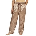 thumbnail image 2 of Up2date Fashion's Men's Tie Print Satin Lounge / Sleep Pants, 2 of 2