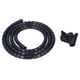 thumbnail image 3 of Organizador De Envolta De Cables En Espiral, De Gestió De Tomos De Bobinado De Cables, Color Negro, 20 Mm/0,79 Pulgadas, Para Hogar, Oficina, TV, DVD, PC, 3 of 7