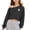 Black A1, variant on Edvintorg Sweatshirts for Teen Girls One Shoulder Cropped Sweatshirt Solid Color Long Sleeve Casual Pullover Top Lightweight Little Girls Clothes Size 5-15