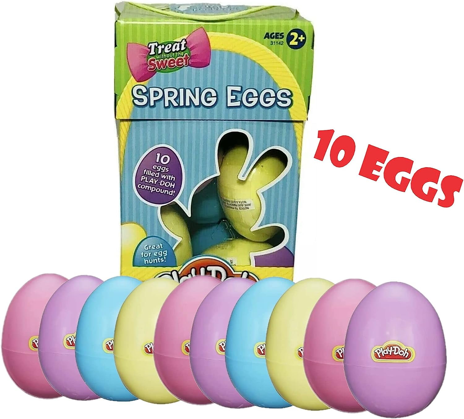 Play Doh 50 Pack Rainbow Favors for Easter Crafts Non Candy Easter Basket Stuffers Gifts