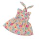 thumbnail image 1 of Vestido Sin Mangas Floral Hairband Traje Para Muñeca De 18 Pulgadas Amarillo Zulema Traje de muñecas vestido de tela, 1 of 6