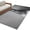Gray, variant on Cat Drinking Coffee Washable Runner Rugs 2'x6', Funny Animal Low Pile Throw Entryway Rug Non-Slip Sturdy Edge Binding Carpet for Indoor Bedside Entrance Bedside