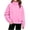 Pink, variant on StSilkitty Zip up Jacket for Boys Girls Long Sleeve Stand Collar Sweatshirts with Pockets Fall Winter Casual Fashion Outerwear