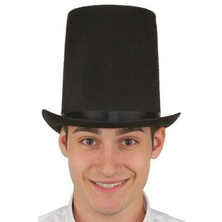 Black Felt Lincoln Stovepipe Hat